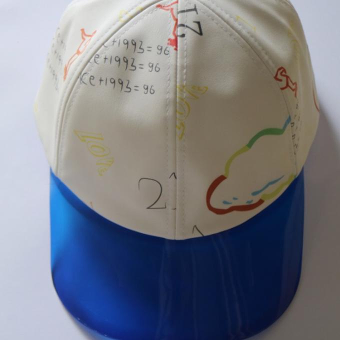بيل الأزياء البلاستيكية المطبوعة قبعة بيسبول أحد حماية الرأس لصيف