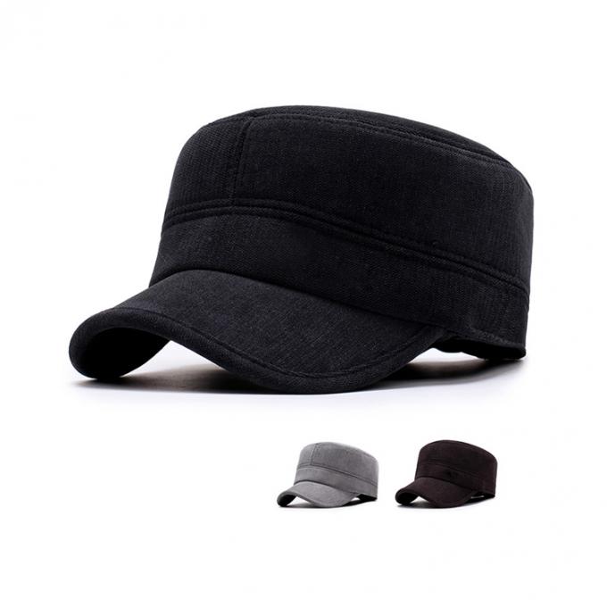 Casquette قبعة الشتاء قبعة مسطحة الدفء الشتاء رجل يبلغ من العمر منتصف العمر قبعة الرجال