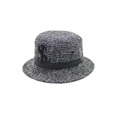 الصيف النساء الرجال قبعة دلو الصياد 58cm رمادي اللون
