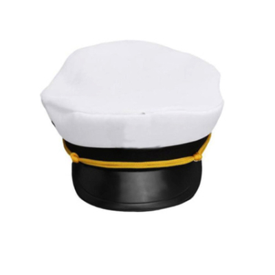 الترويجية الأبيض بحار الكابتن هات ، القبطان فارغة قبعة شخصية