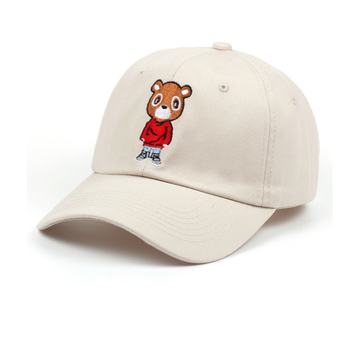 100 ٪ قطن أطفال القبعات المجهزة الرياضة كاب عادي شعار مطرز مخصص