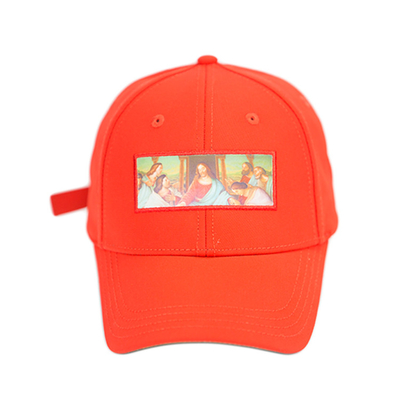 مخصص الأحمر 6 لوحة منحنى بيل قبعات البيسبول المطبوعة للبنات