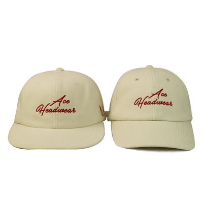 أعلى درجة جودة شعار Embroidiery مخصص 60٪ صوف + 40٪ بوليستر Snapback Hat