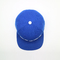 القبعات البلاستيكية ذات الحواف المسطحة للكبار ، 6 لوحات ، لون أزرق