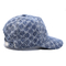 قبعة بيسبول قطنية مغسولة من 4 ثقوب بشعار مطرز