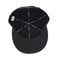 شعار مخصص للتطريز بحافة مسطحة غير منظم 6 أغطية قبعات قطنية Snapback غير منظمة قبعات Snapback ذات حافة مسطحة غير منظمة