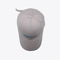 قبعة بيسبول من القطن الأبيض 6 ألواح عززت طبقات بشعار تطريز مخصص