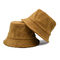 قبعة دلو قماش منشفة جديدة لمظلة الخريف والشتاء الإناث