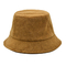 قبعة دلو قماش منشفة جديدة لمظلة الخريف والشتاء الإناث
