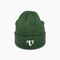 شعار طلاء قبعة كابونية أكرليكية مصفوفة خضراء للشتاء قبعة سباحة عادية