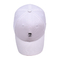 قبعات البيسبول المصنوعة حسب الطلب المطرزة المعدنية العيون اللون الأبيض