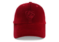أحمر أرجواني الرياضة المجهزة القبعات خمر أبي قبعات ظلة منحنية نمط Pleuche