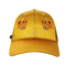 جميلة قبعة بيسبول الساتان الأصفر ، مدينة الرياضة قبعات لحماية الشمس