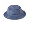 السيدات الأزرق التعادل صبغ الرجال بوني دلو القبعات ، غسلها الدينيم قبعة الصيد