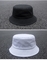 شخصية الصلبة أسود دلو قبعة صياد استخدام أسلوب فارغ النساء