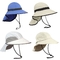 قبعة دلو لينة قابلة للطي للجنسين ، قبعة الشمس الصيد العصرية للرؤوس الكبيرة