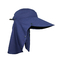 الأزرق الداكن حماية الأشعة فوق البنفسجية في الهواء الطلق قبعة Boonie للمشي عادي النوع