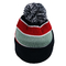 100 ٪ ميرينو الصوف متماسكة قبعة صغيرة مطرزة شعار عادي قبعة الشتاء قبعة