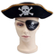ديكور القراصنة هالوين الأسود قبعة ، فريدة من نوعها جبان مهرجان القبعات نمط الجمجمة