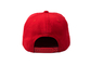 6 لوحة رجل شقة بريم Snapback القبعات الأحمر والأزرق مع 3D التطريز من الصوف الاكريليك