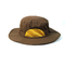 للجنسين دلو الصيد الصياد بارد قبعة مع سلسلة قابل للتعديل 21X21X17 سم