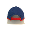 تخصيص قبعات البيسبول مطرز الأزرق قبعات رياضية مع التصحيح المطرزة