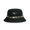 أزياء نمط الصيد دلو قبعات الشمس الأسود شعار كامو حزام معدني