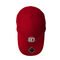 لطيف الأحمر مخصص 3D التطريز البيسبول قبعات 100 ٪ قطن حك المواد