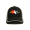 شقة التطريز شعار مخصص قبعات البيسبول القطن قبعة رياضية قابلة للتعديل