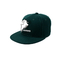 تخصيص الهيب هوب الأخضر الداكن القبعات Snapback حافة مسطحة 100 ٪ قطن