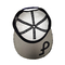 ISO9001 مخصص Snapback قبعات 6 لوحة رجل أبيض وأسود التطريز التسامي 3D