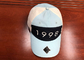 القبعات OEM البيسبول أبي أبيض وأسود طباعة لينة 1998 شعار النسيج مشبك البلاستيك