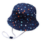 ACE العلامة التجارية الجديدة العلامة التجارية الخاصة القطن مخصص مع قبعة طفل دلو المطبوعة الرقمية upf 50+