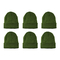 قبعات صغيرة منسوجة من الصوف المرن لفصل الشتاء البارد