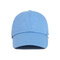 OEM اللون الأزرق بلا شعار قبعة بيسبول نسيج القطن