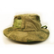 100٪ القطن كامو دلو قبعة مع شعار سلسلة التطريز فارغة مخصصة