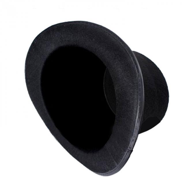 قبعة كلاسيكية صلبة ، قبعة صوف Steampunk 100٪ من الصوف الخالص