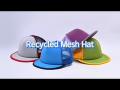 متانة عالية التباين الخياطة غطاء شبكة حافة مسطحة مع إغلاق snapback