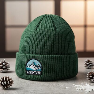 قبعة كعكة محفورة حسب الطلب مع محيط البالغين ومواد أكريليك للحرارة الشتوية