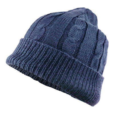 شعار مخصص للمرأة مترابط قبعة متماسكة ، قبعة صوف محبوك قبعة كاب للتزلج