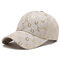قبعة بيسبول رياضية بنمط 6 لوحات مخصصة بحافة منحنية مصنوعة من القطن بنسبة 100٪