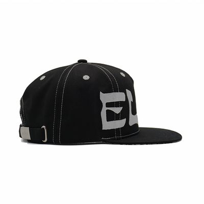 قبعات الهيب هوب Snapback ذات الحواف المسطحة 60 سم مع إضافة شعار نص صورة مخصص