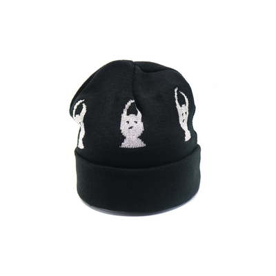 OEM BSCI نمط طلاء قبعات الحلاقة Unisex Knit Beanie