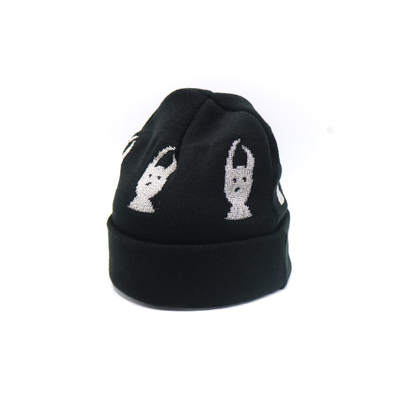 OEM BSCI نمط طلاء قبعات الحلاقة Unisex Knit Beanie
