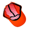 قبعة كامبر ذات الحافة المنحنية مع شعار مطرز لتجربة خارجة نهائية