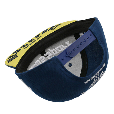 القبعات القطنية المسطحة بيل غوراس ثلاثية الأبعاد المطرزة Snapback للرجال
