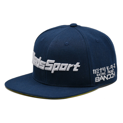 القبعات القطنية المسطحة بيل غوراس ثلاثية الأبعاد المطرزة Snapback للرجال
