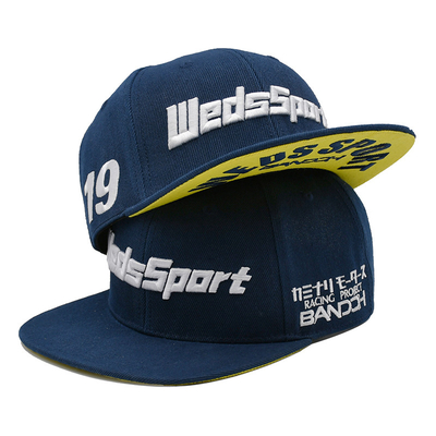 القبعات القطنية المسطحة بيل غوراس ثلاثية الأبعاد المطرزة Snapback للرجال