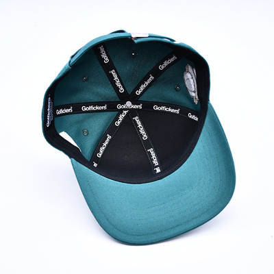 شعار طلاء ثلاثي الأبعاد الجودة الأنيقة 6 ألواح قبعة Snapback