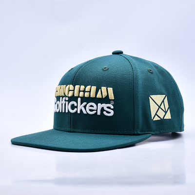 شعار طلاء ثلاثي الأبعاد الجودة الأنيقة 6 ألواح قبعة Snapback